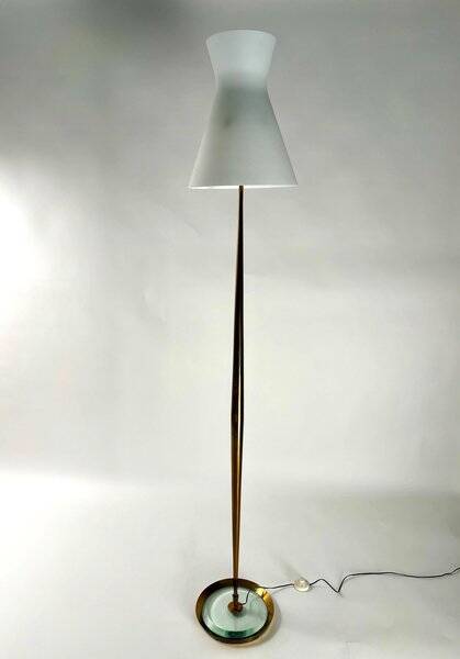 Floor Lamp Mod. 2156 attributed to Max Ingrand for Fontana Arte, Italy, 1950s