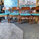 Four vintage Italian chairs from the 1980s