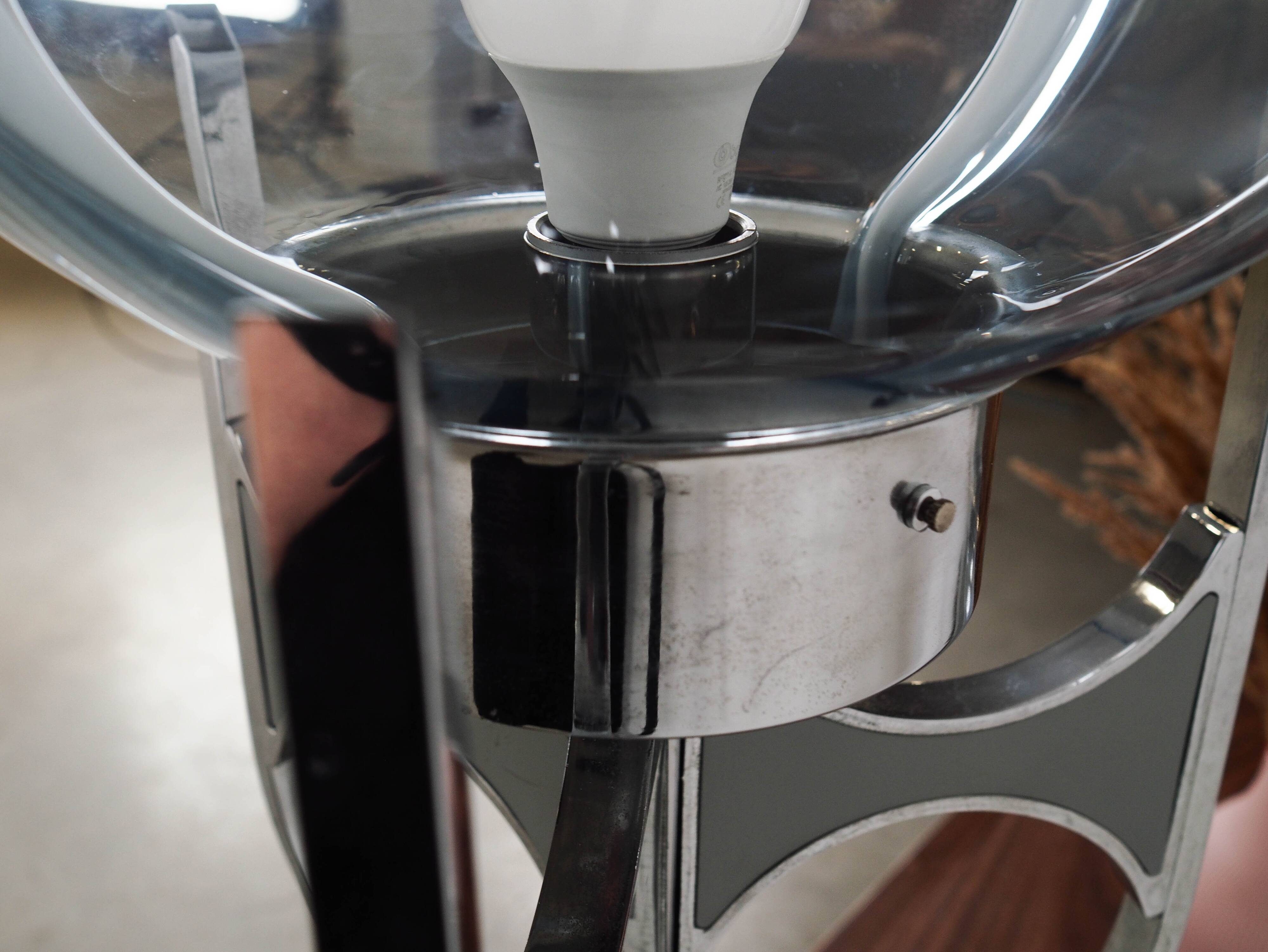 Floor lamp, Murano glass, Italian design, 1970s, production: Italy