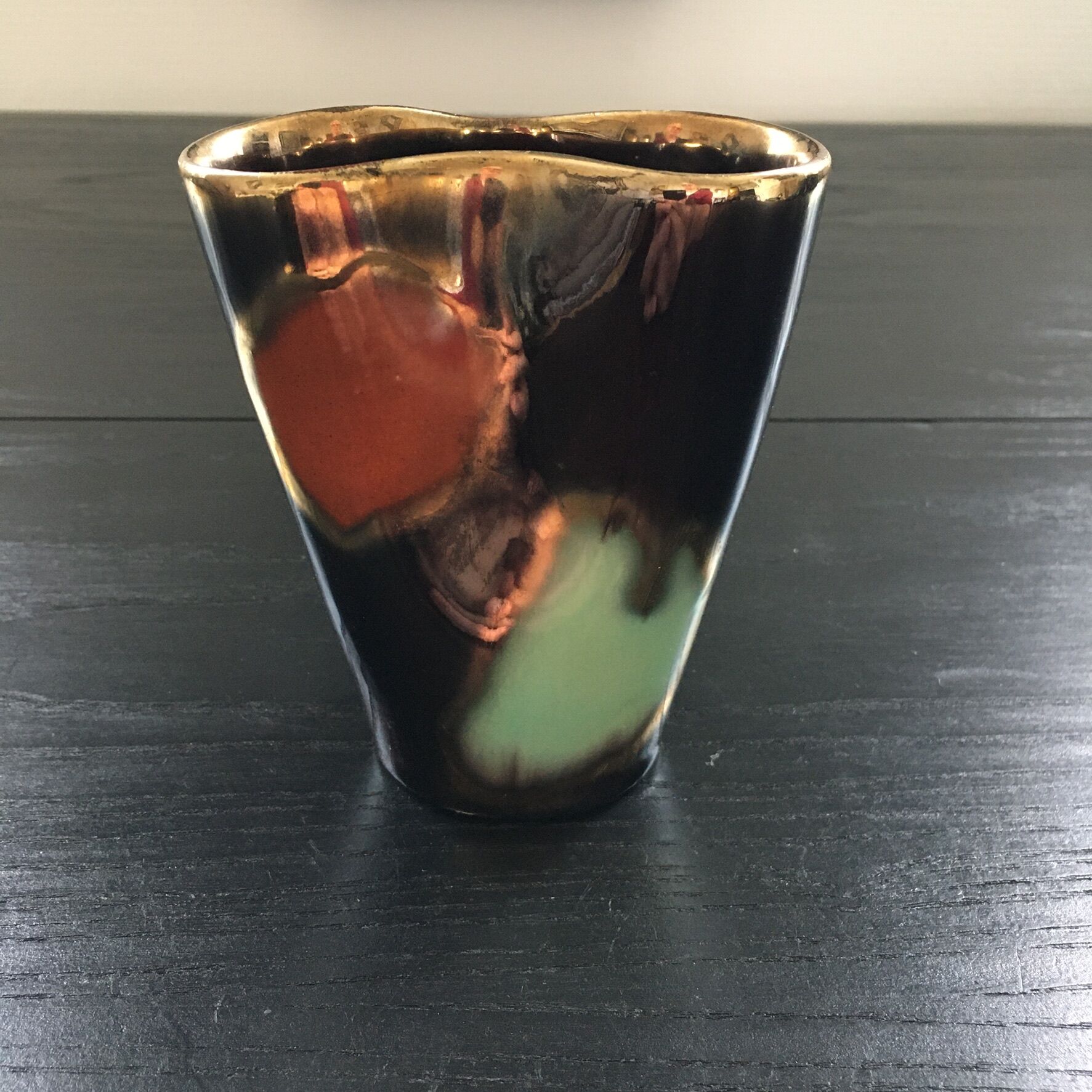 Vase decoration flamed 4 colors