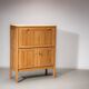 Van den Berghe Pauvers oak bar cabinet