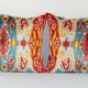 Set of 2 vintage ikat cushion covers 41x41 cm