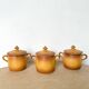 Fired Porcelain Cream Pots