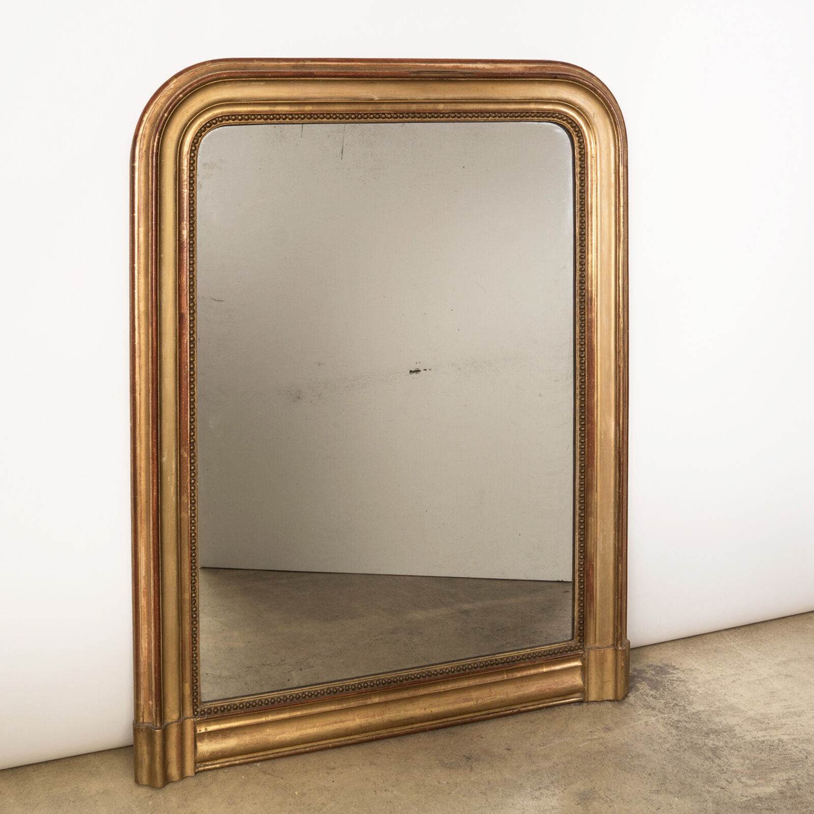 Miroir Louis Philippe Antique Doré