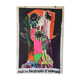 Bernard LORJOU, Nuit du Faubourg St Honoré, 1970. Original large format exhibition poster