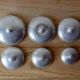Series of Six vintage aluminum spice jars - Storage jars - 1940.