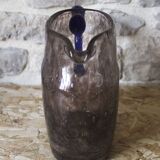 Daum bubble glass pitcher and its 4 glasses