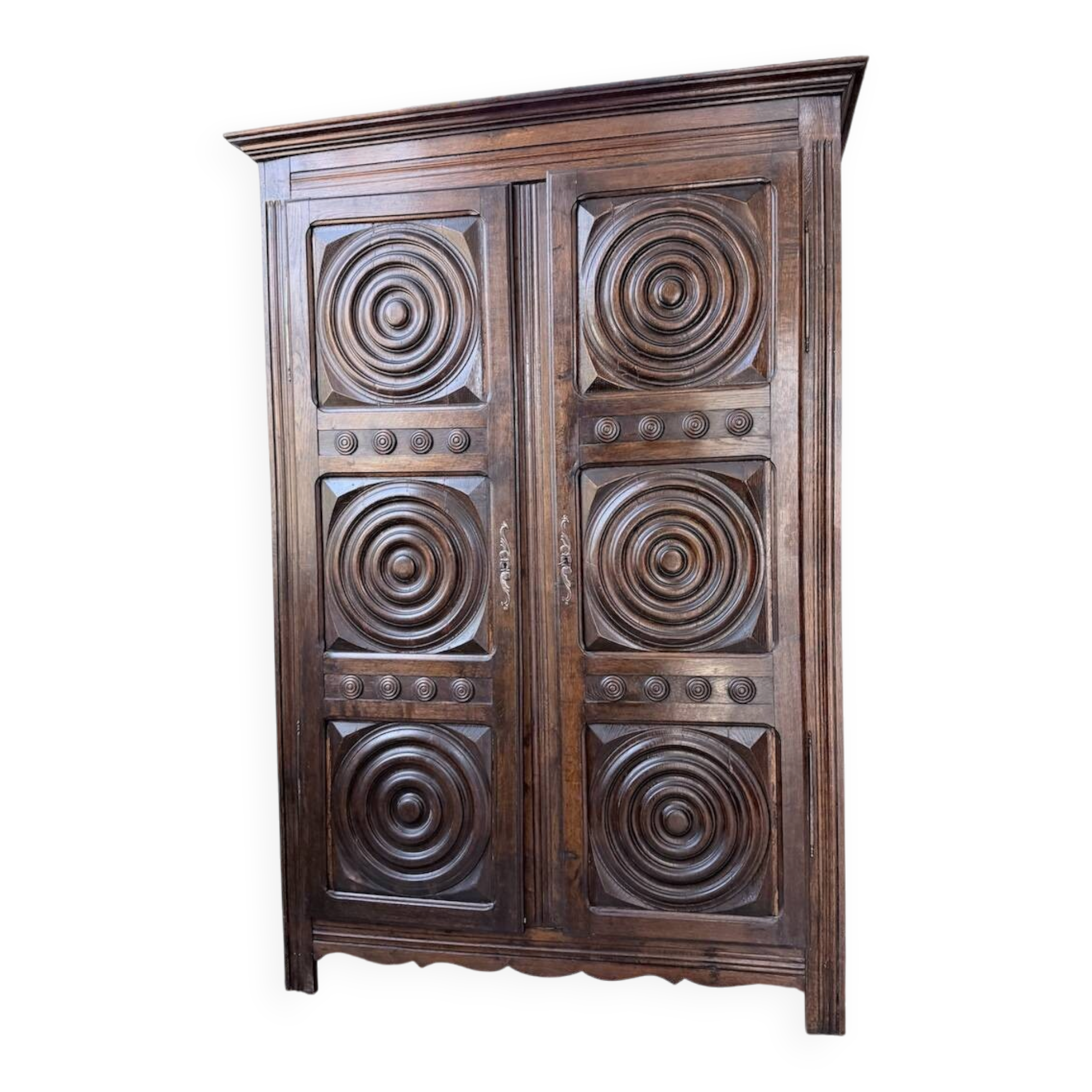 Oak wardrobe "Basque" Dudouyt