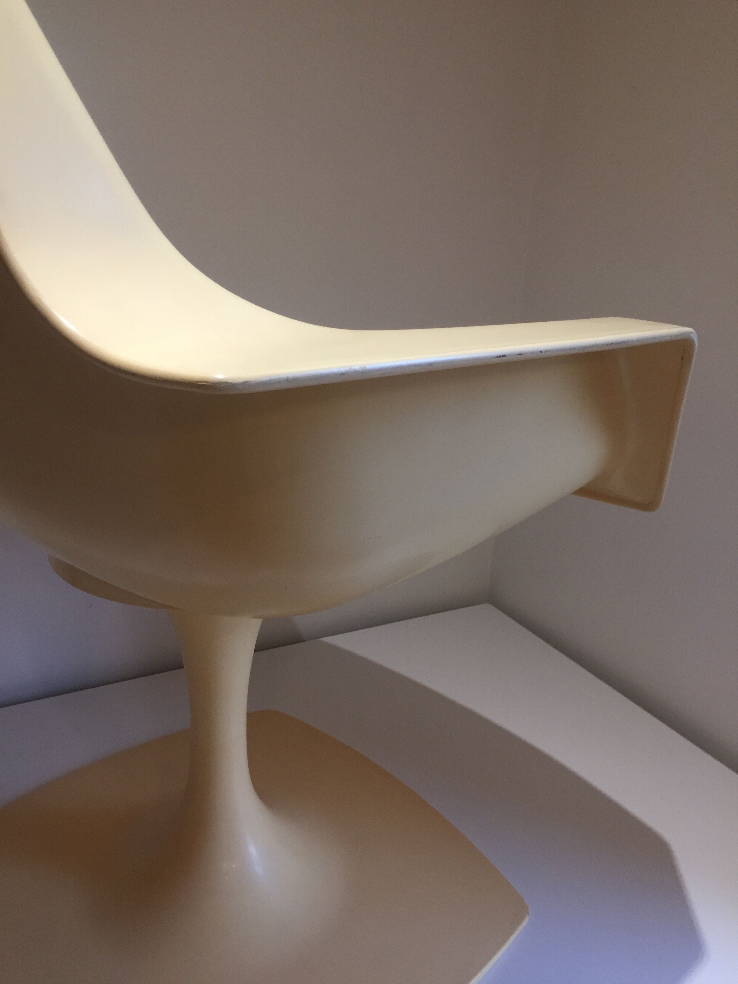 Swivel armchair design Orlowski for Stamp Nurieux, France, year 1970