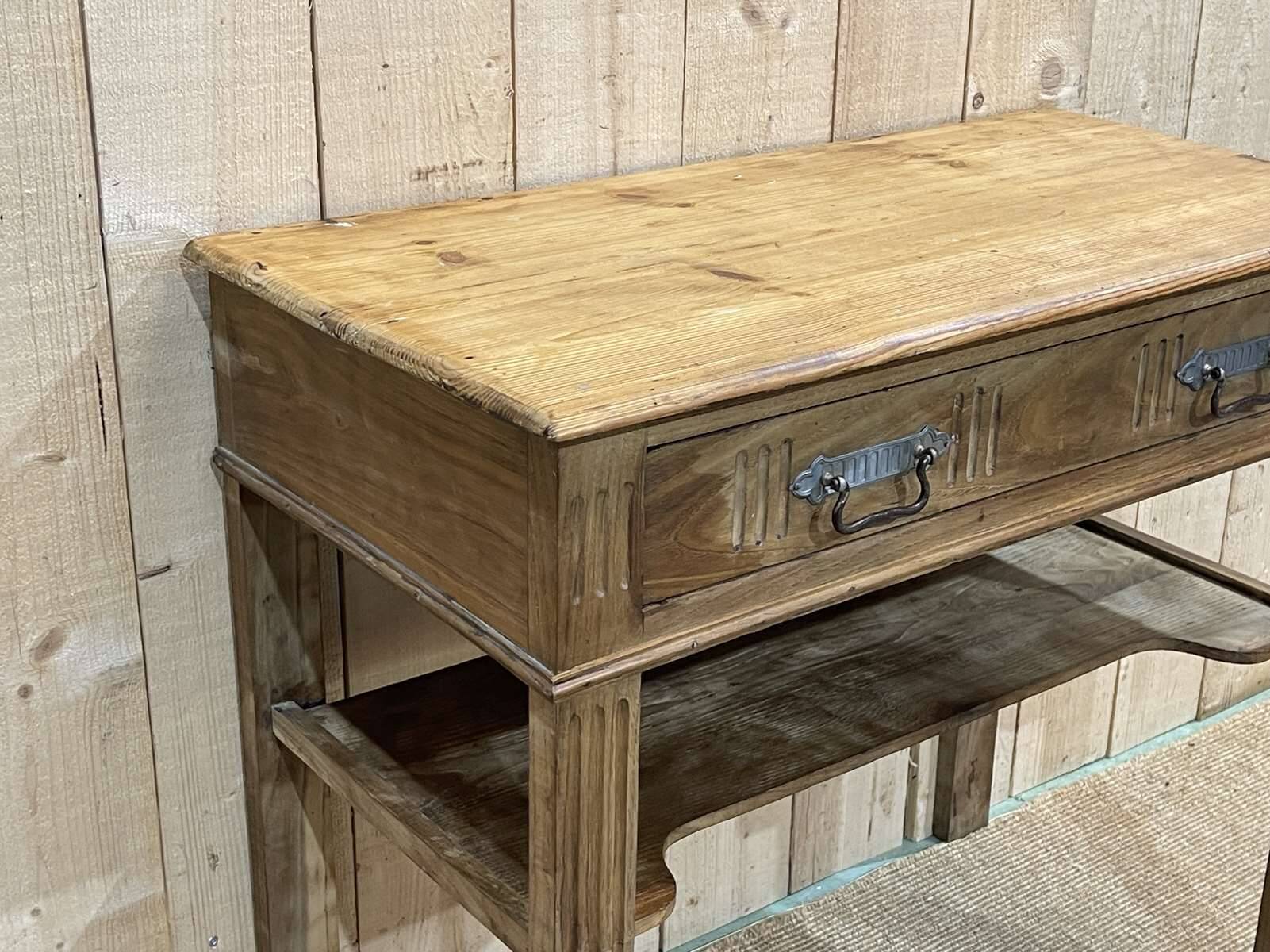 French fir console from the 1930s