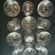 12 champagne glasses cristal Boch