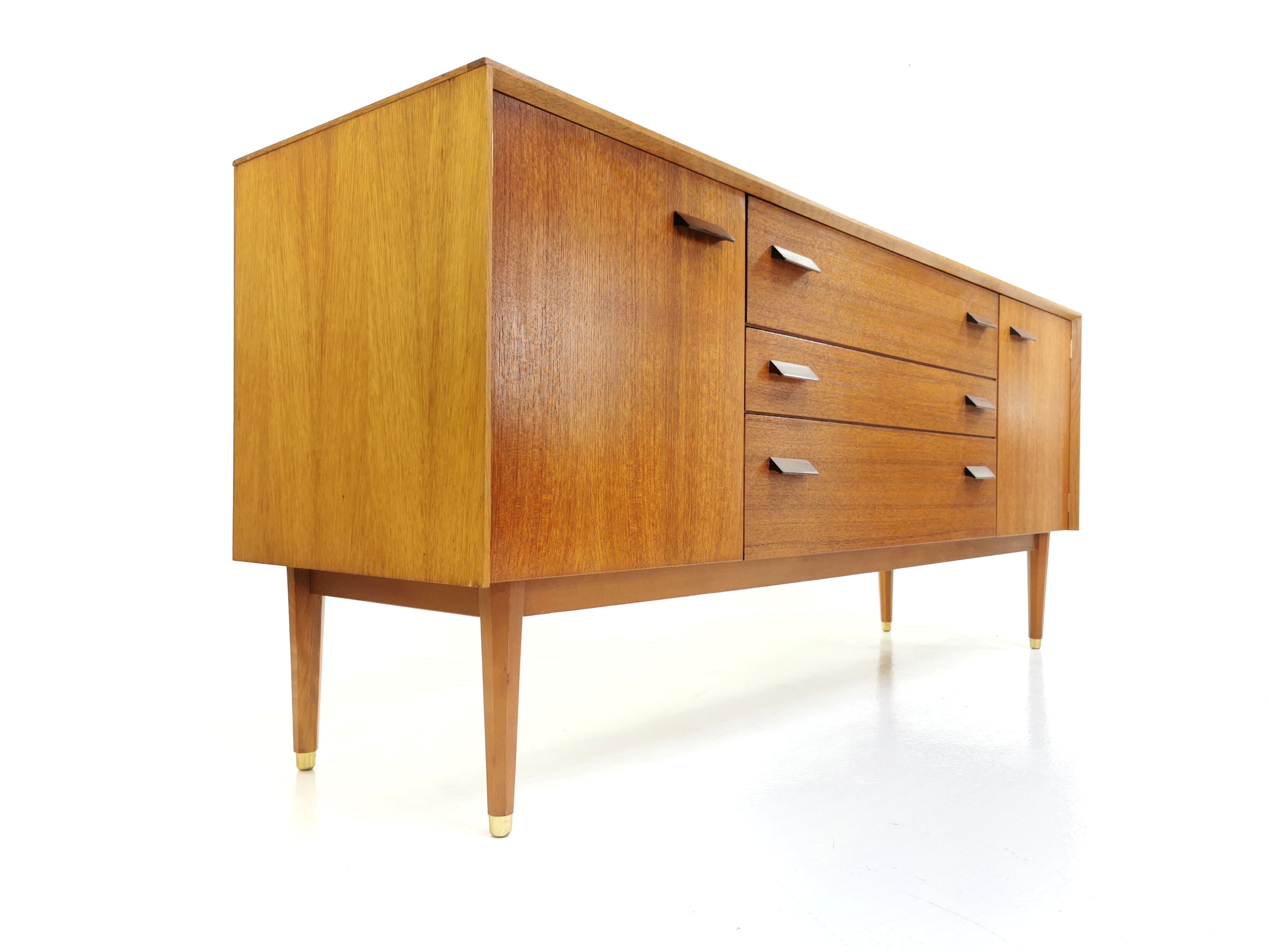E Gomme teak and oak sideboard for G Plan, 1950s