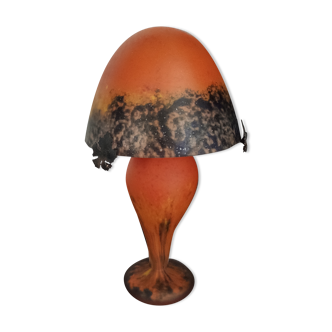 Lampe champignon en pâte de verre 1960