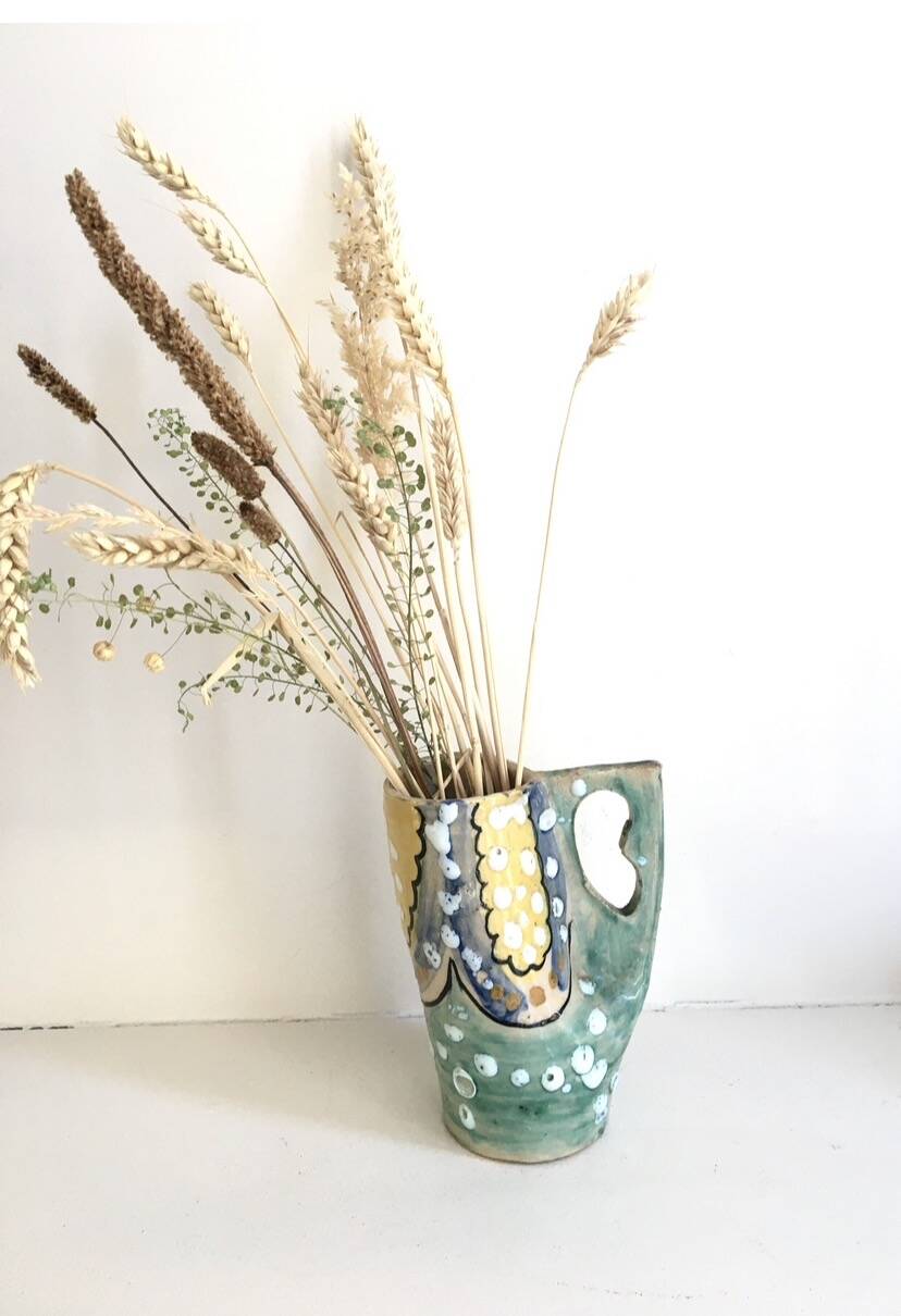 Set of Iberian ceramic mugs