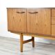 Buffet/table basse en teck « Avalon » du milieu du siècle. Style vintage élégant.