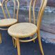 Pair of vintage bistro coffee chairs