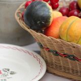 Vintage wicker basket