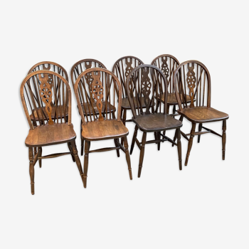 Suite de 8 chaises Ercol Windsor