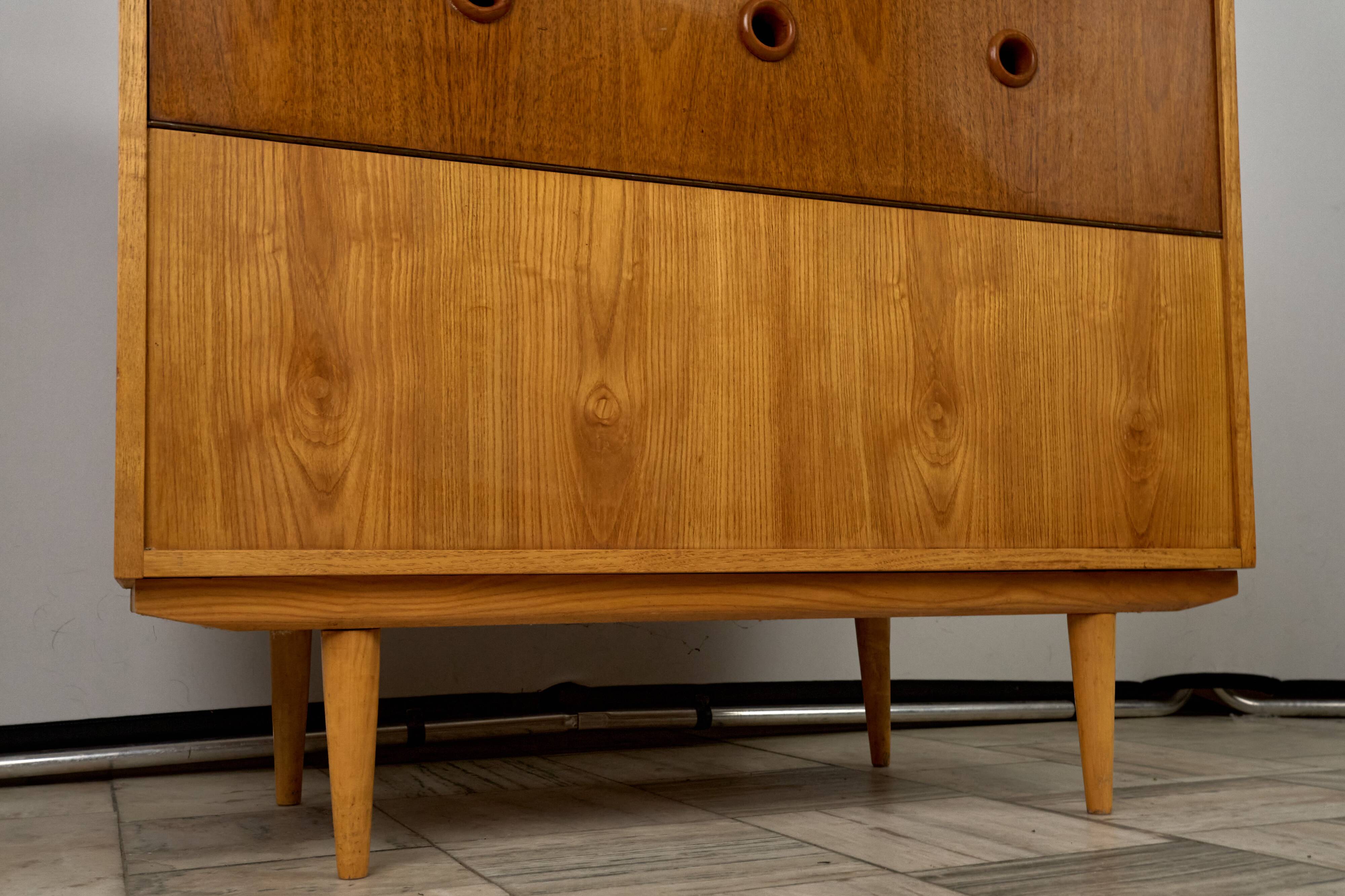 Vintage Bedding Cabinet, 1960s, Czechoslovakia