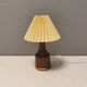 Beautiful sting lamp in twisted wood. Estimated 1970s and Swedish or Danish.