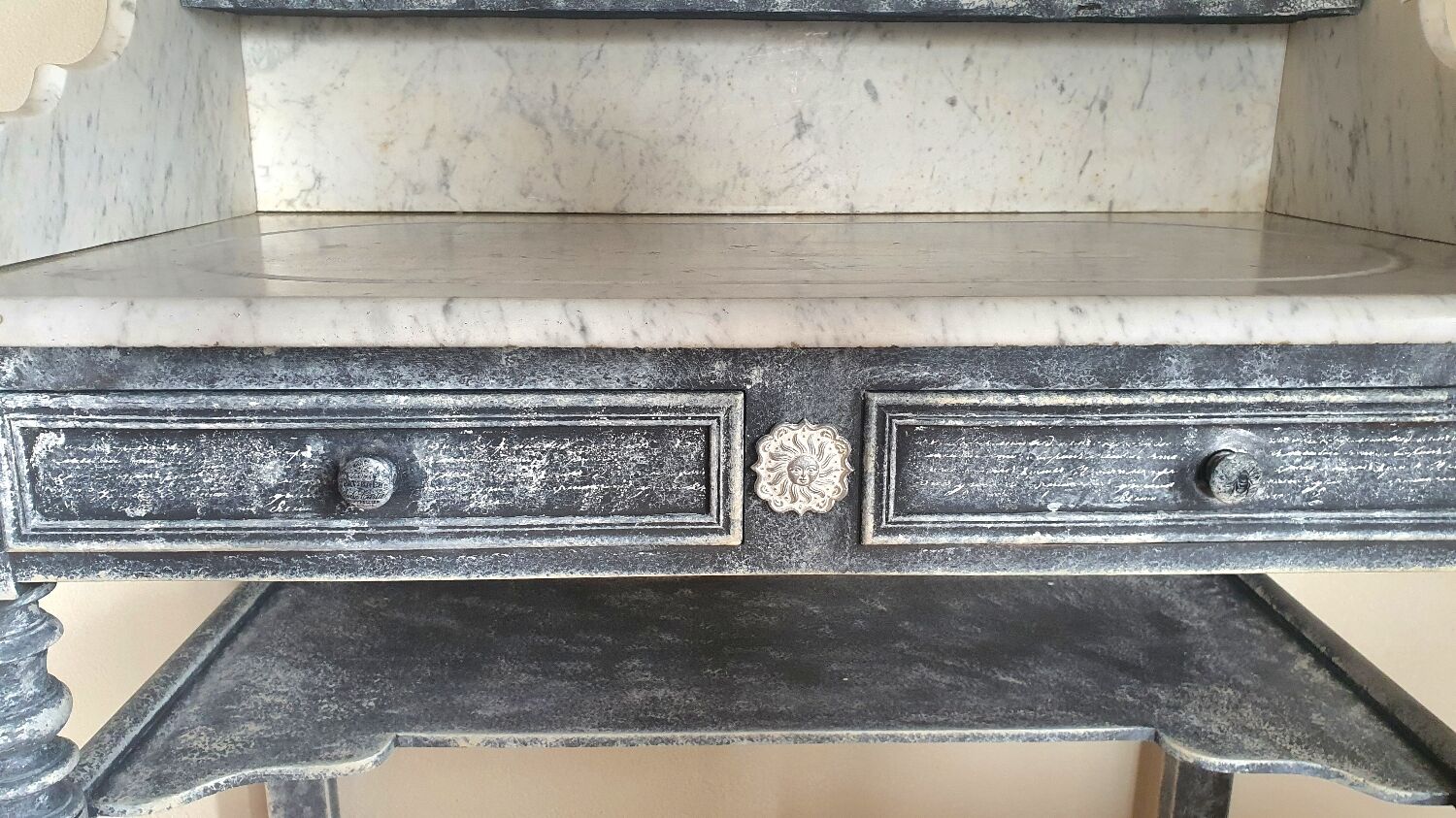 Table de toilette fin 19eme siècle