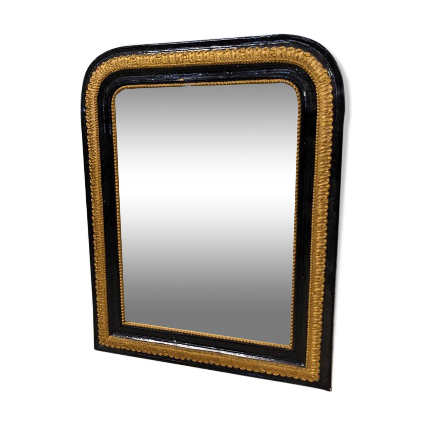 Mirror Louis Philippe black and gold