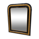 Miroir Louis Philippe noir et or