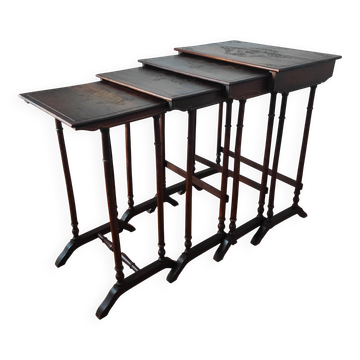 Old high nesting tables