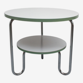 1930s loop table in chrome and formica
