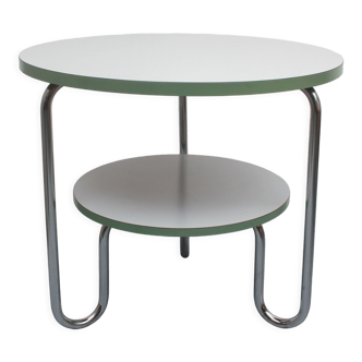 1930s loop table in chrome and formica