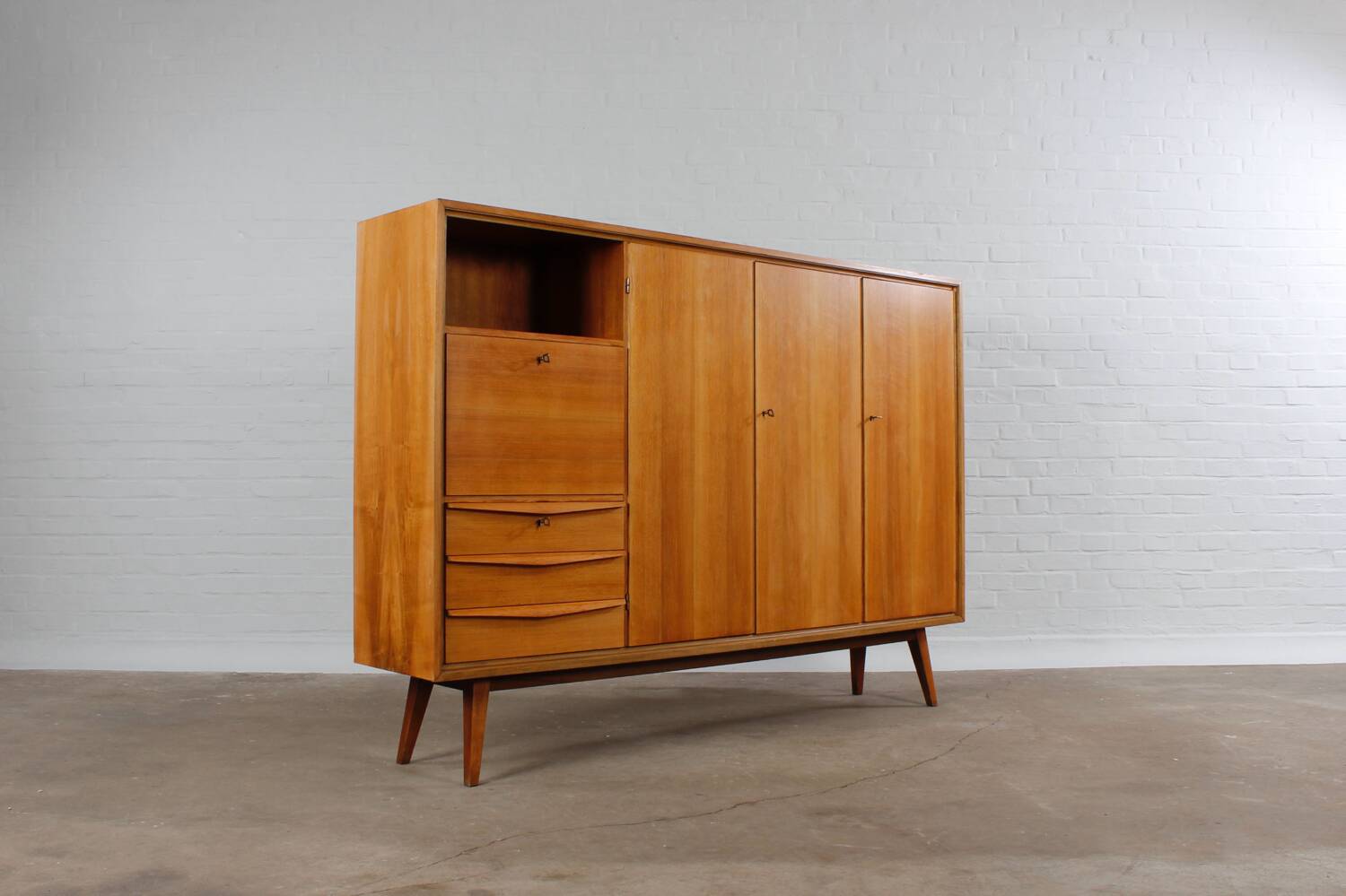 Vintage Highboard Sideboard Mid Century Design 50er 60er