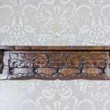 Antique Oak Coat Rack, 1890s