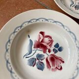 Lot plates Digoin Sarreguemines model Cannes