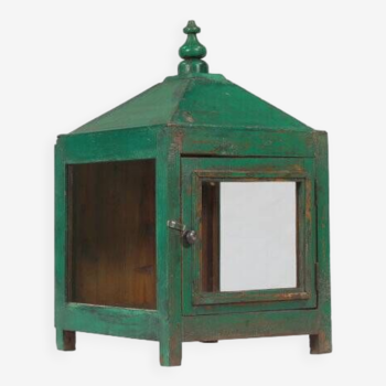 Pointed Temple Showcase Green Patina Piece and Original Patina