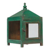 Vitrine Temple Pointu Patine Verte Piece et Patine d'Origine
