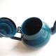 Enameled sheet metal teapot