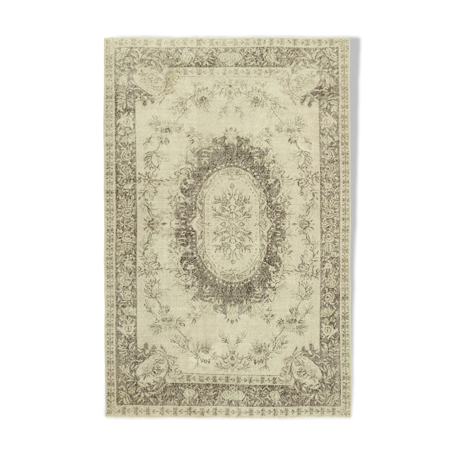 Handmade One-of-a-Kind Oriental Beige Rug 175 cm x 272 cm - 38985