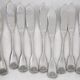 Christofle Vendôme 12 fish cutlery sets, 24 pieces, silver-plated metal, in excellent condition.