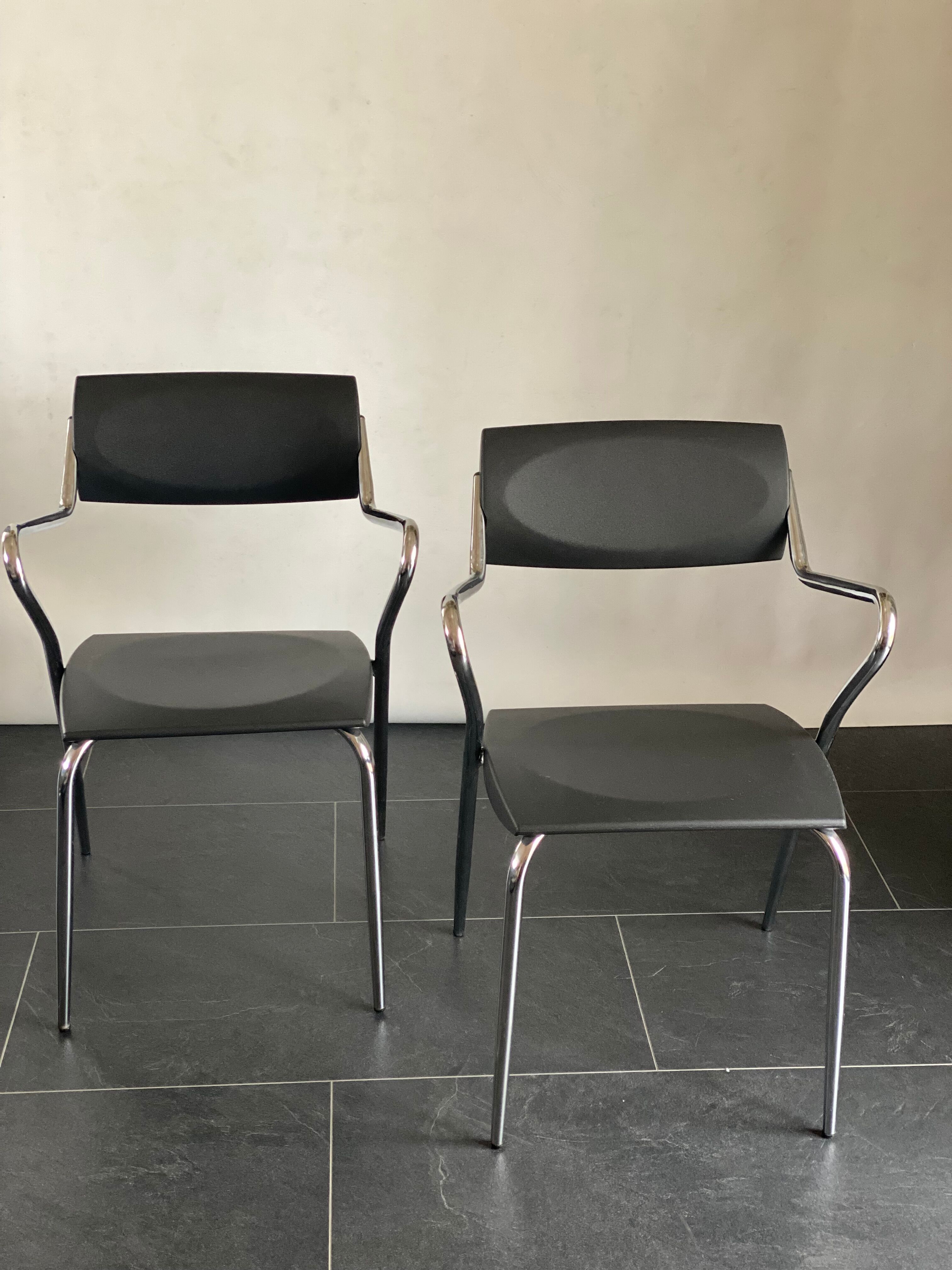 Pair of Effezeta Luna Dining Chairs