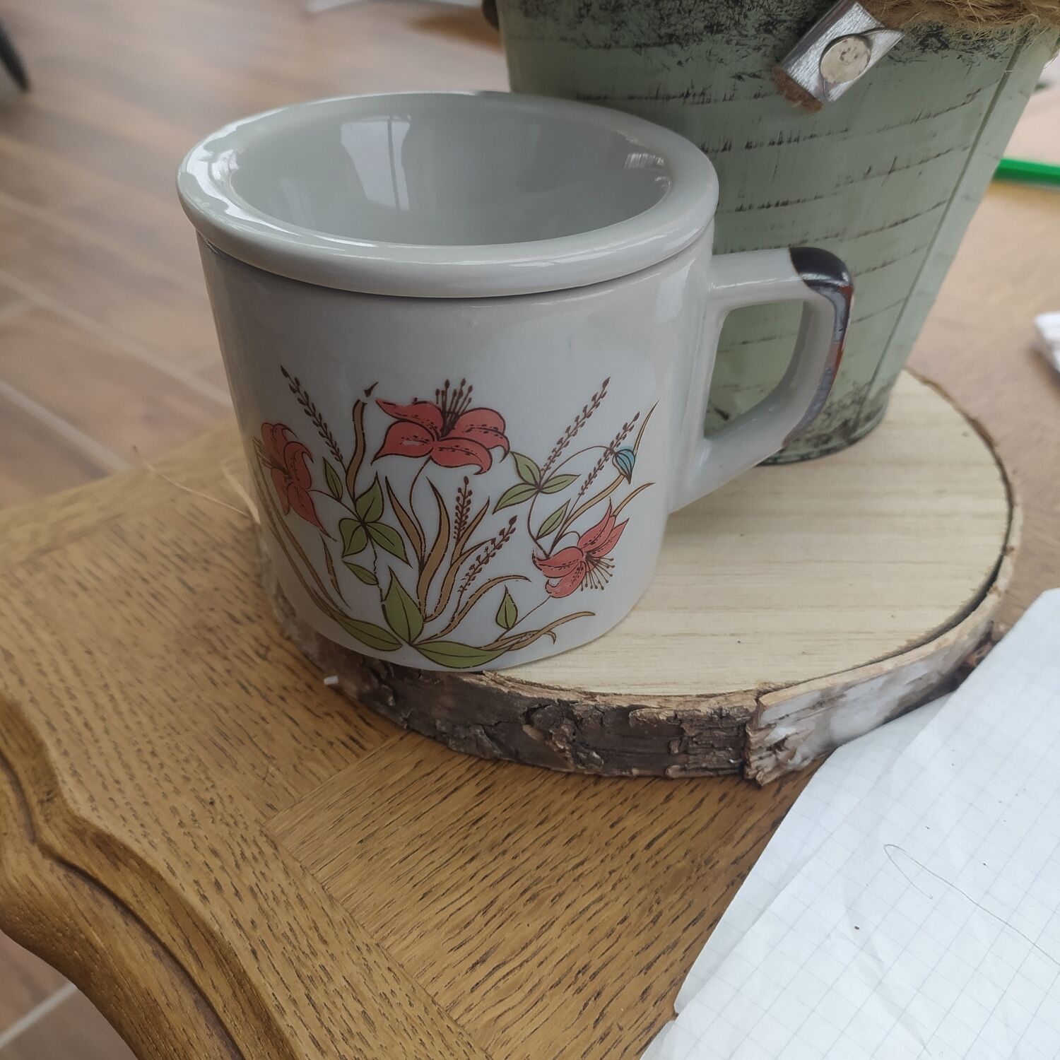 Vintage Tea Ball Mug Korea