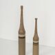 Bruno Gambone, pair of XL ceramic bottles, Italy 1970s