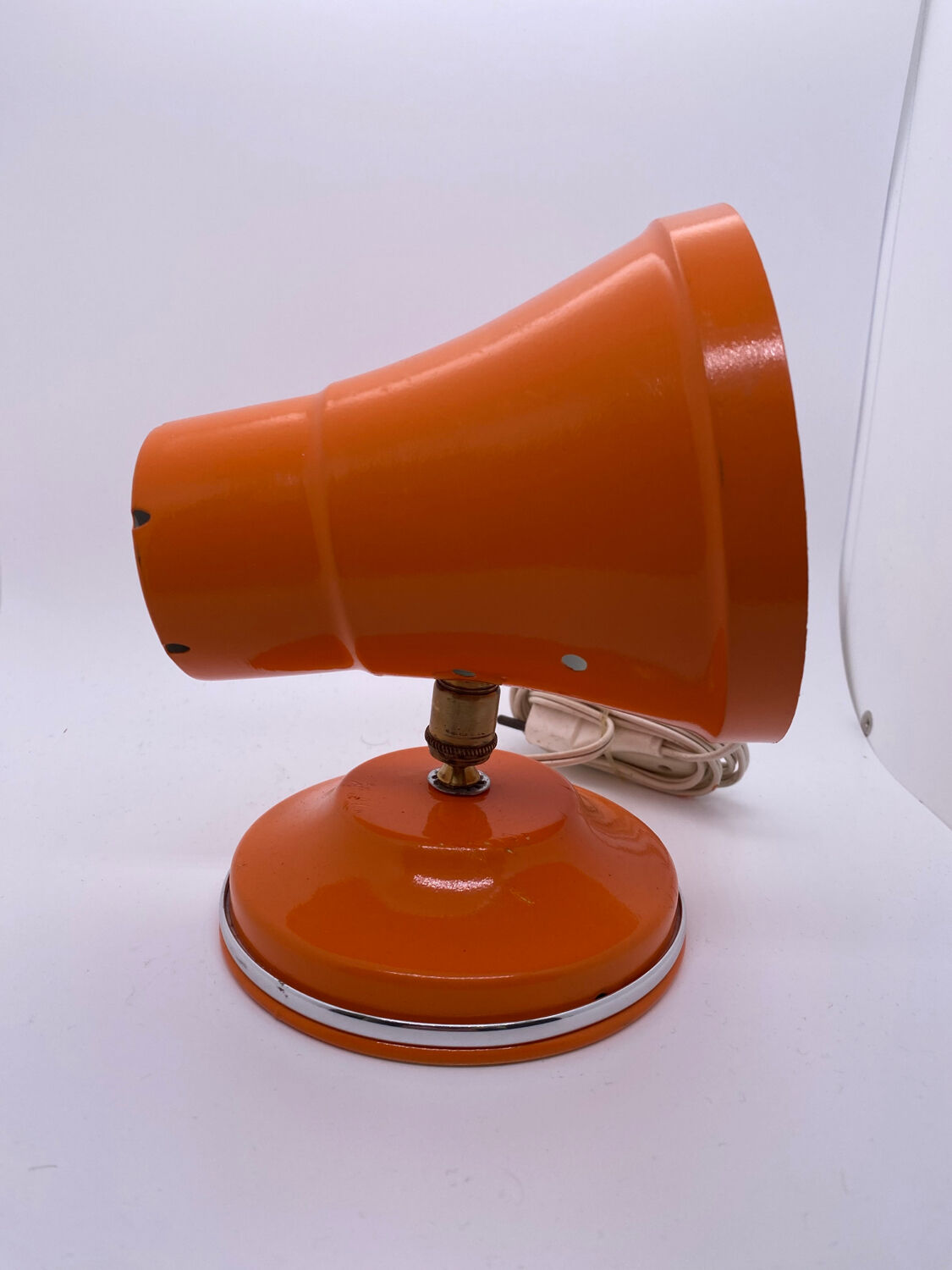 Orange vintage table lamp