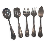 5p hors d'oeuvre service, silver plated metal, goldsmith Ercuis LXV 29