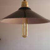 Batch of two industrial hanging lamps