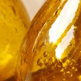 Pitcher glass Biot amber