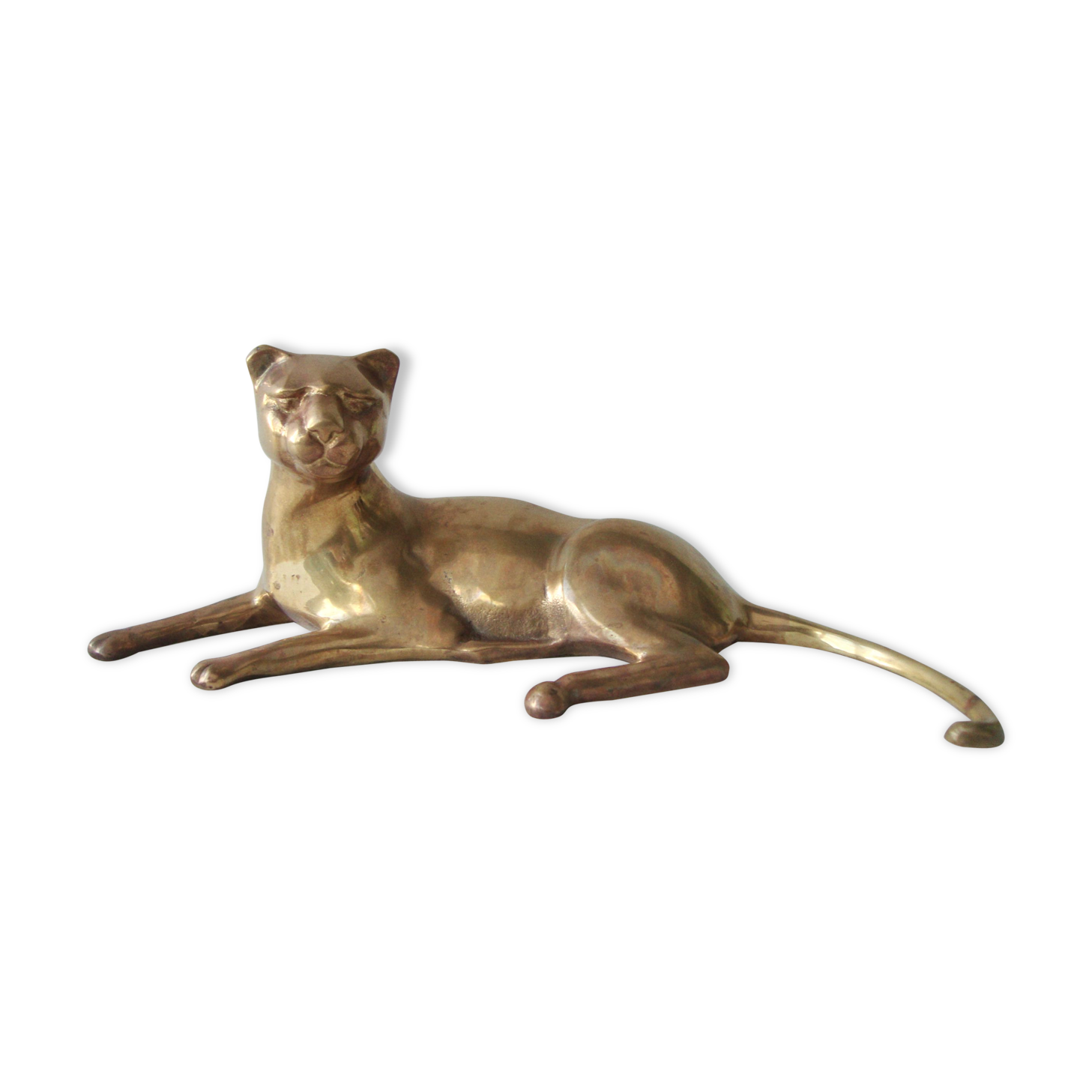 Brass lioness