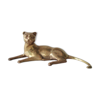 Brass lioness