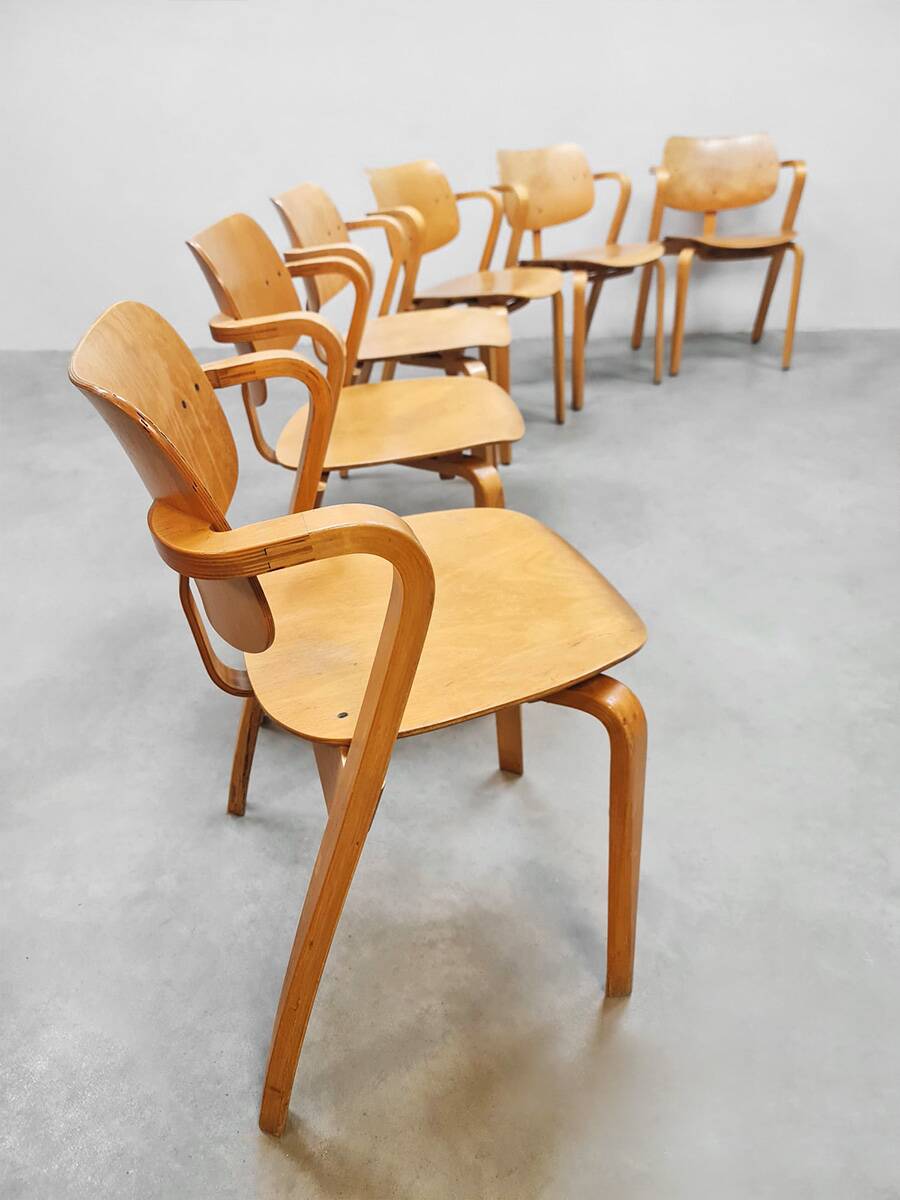 Finnish vintage Aslak dining chairs Ilmari Tapiovaara Asko 1960s