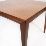 Side table in teak of Danish design manufactured by Haslev Furniture in the 1960s