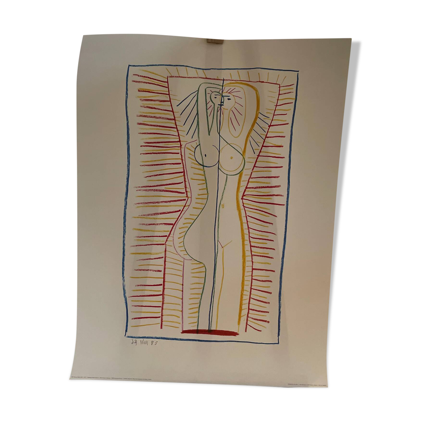 Pablo Picasso (1881-1973), Standing Female Nude II, 1946, published by Acte, 2004 Succesion Picasso, SABAM,Belgium